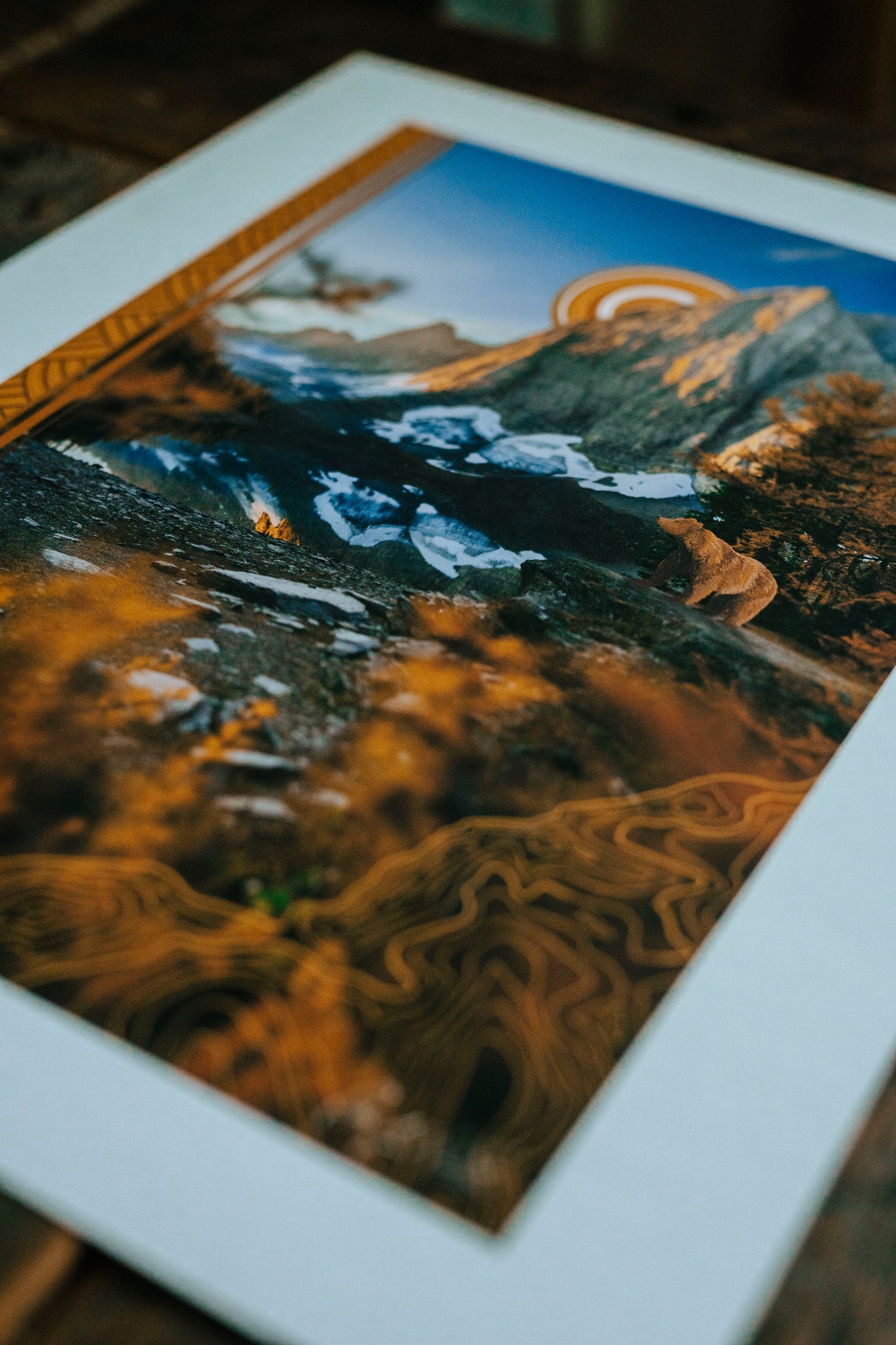 Floe Lake Canadian Rockies Edición Limitada Impresión Giclée