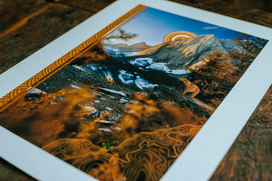 Floe Lake Canadian Rockies Edición Limitada Impresión Giclée