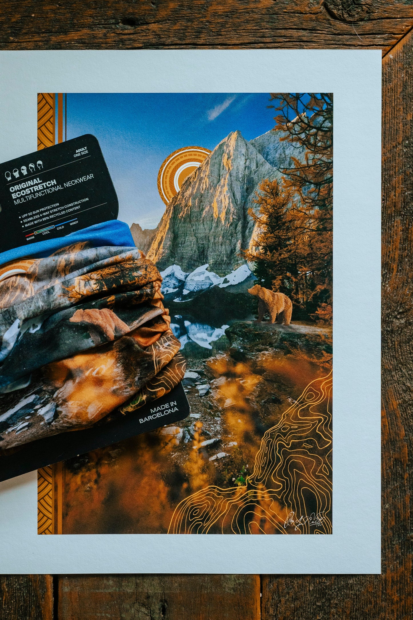 Floe Lake Canadian Rockies Edición Limitada Impresión Giclée