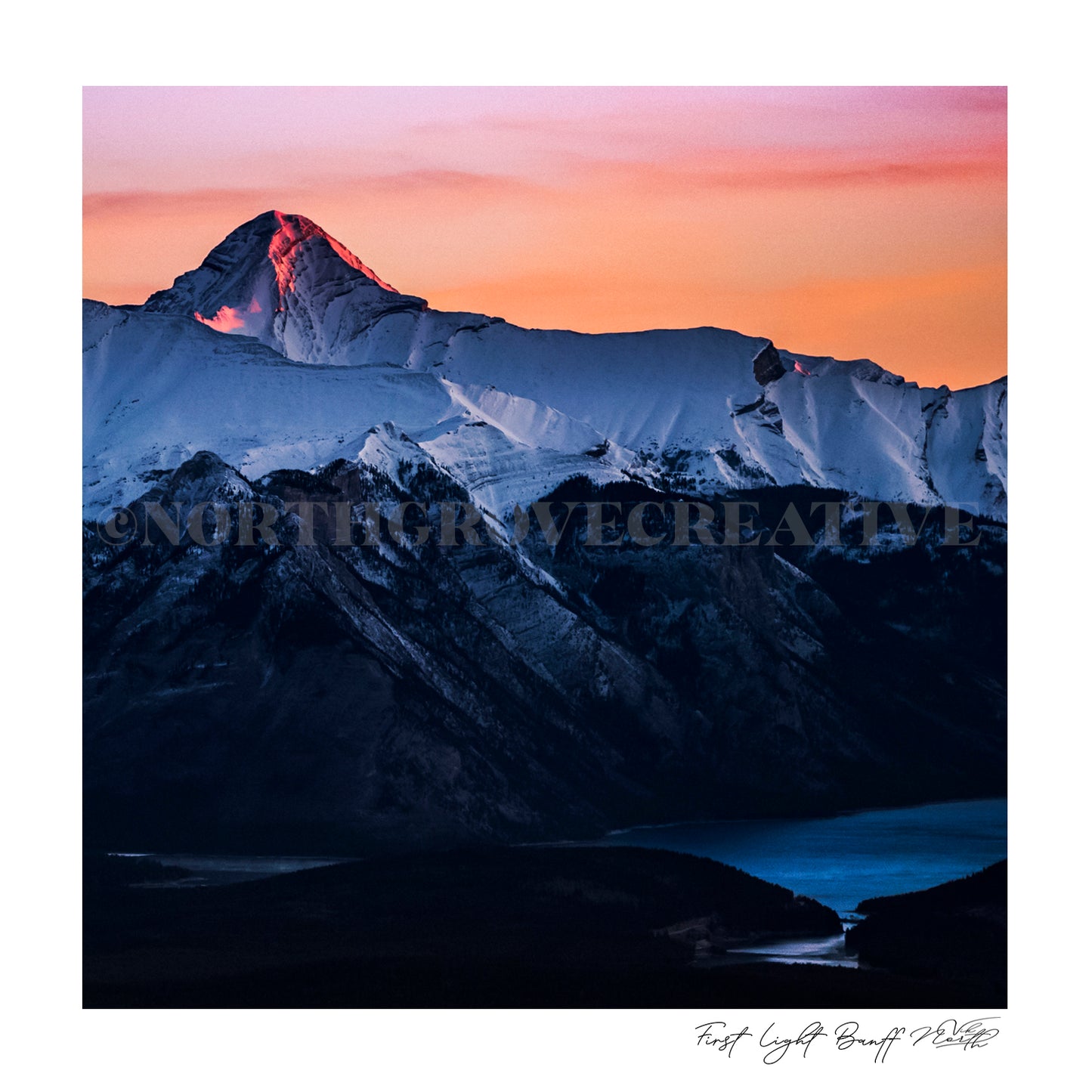 First Light in Banff - Pretty Little Print