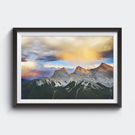 Three Sisters Mountains <br> Canmore Alta <br>Limited Edition Archival<br> Fine Art Chromogenic Print
