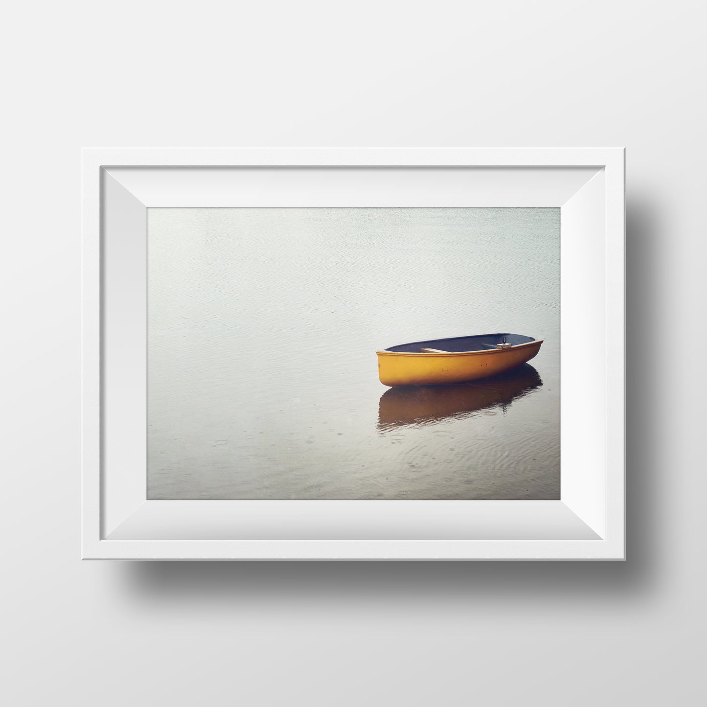 Rowboat in Calm Rain<br>Hofsos Iceland <br>Limited Edition Archival Fine Art Chromogenic Print