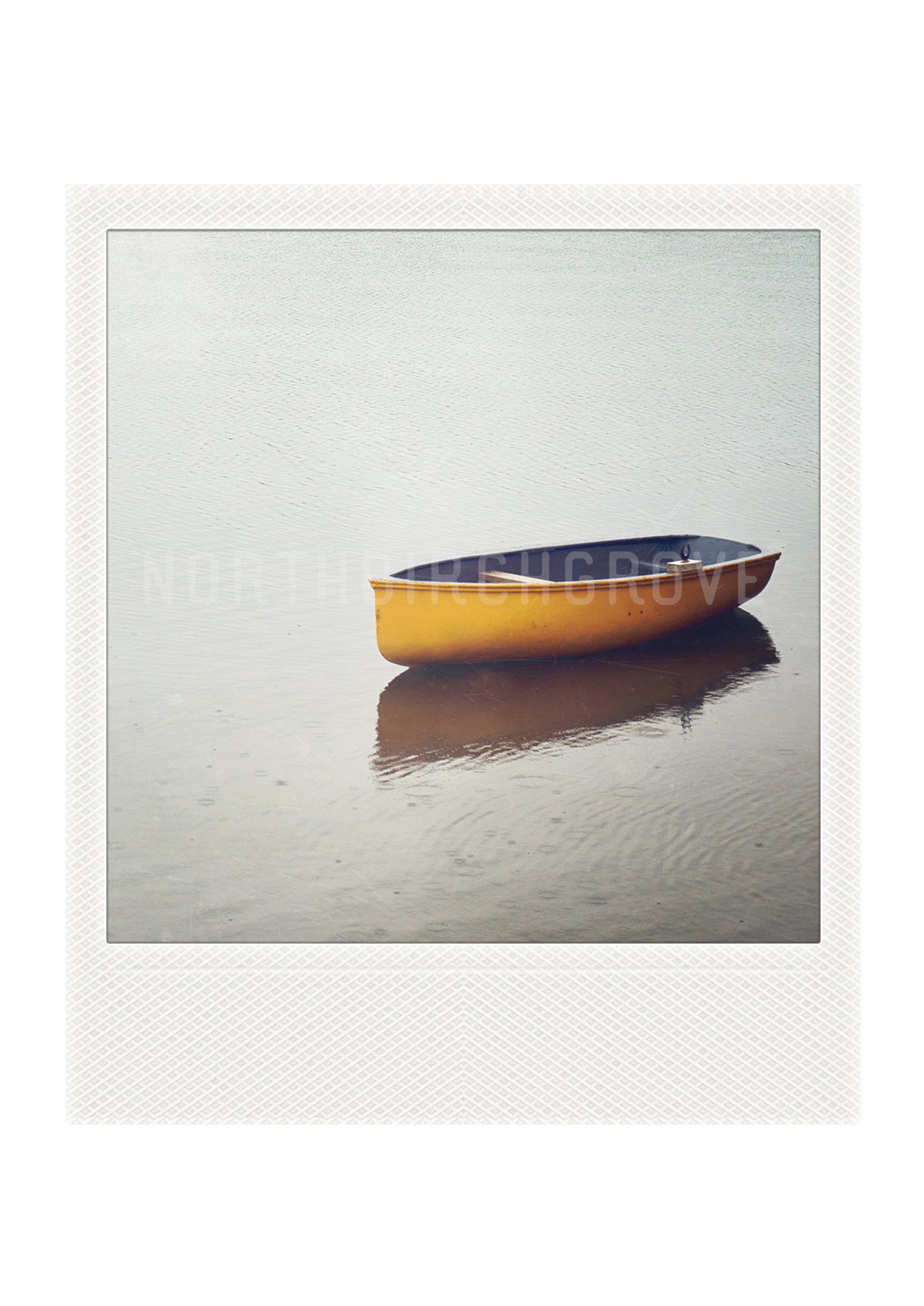 VENTA<br> Imán Polaroid metálico<br> Bote de remos solitario<br>