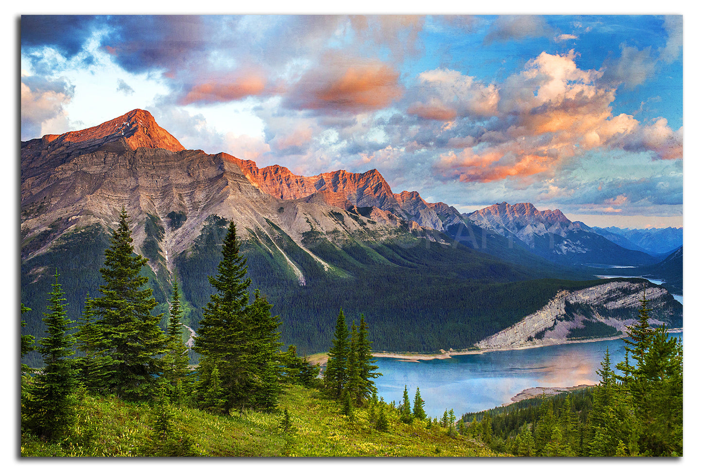 Kananaskis Sunrise<br> Alberta Canada <br>Limited Edition Archival<br> Fine Art Chromogenic Print