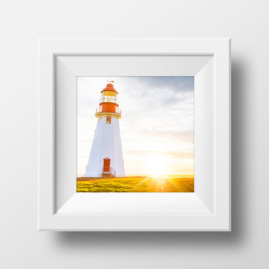 Point Riche Lighthouse<br>Newfoundland Canada<br>Archival Fine Art Chromogenic Print
