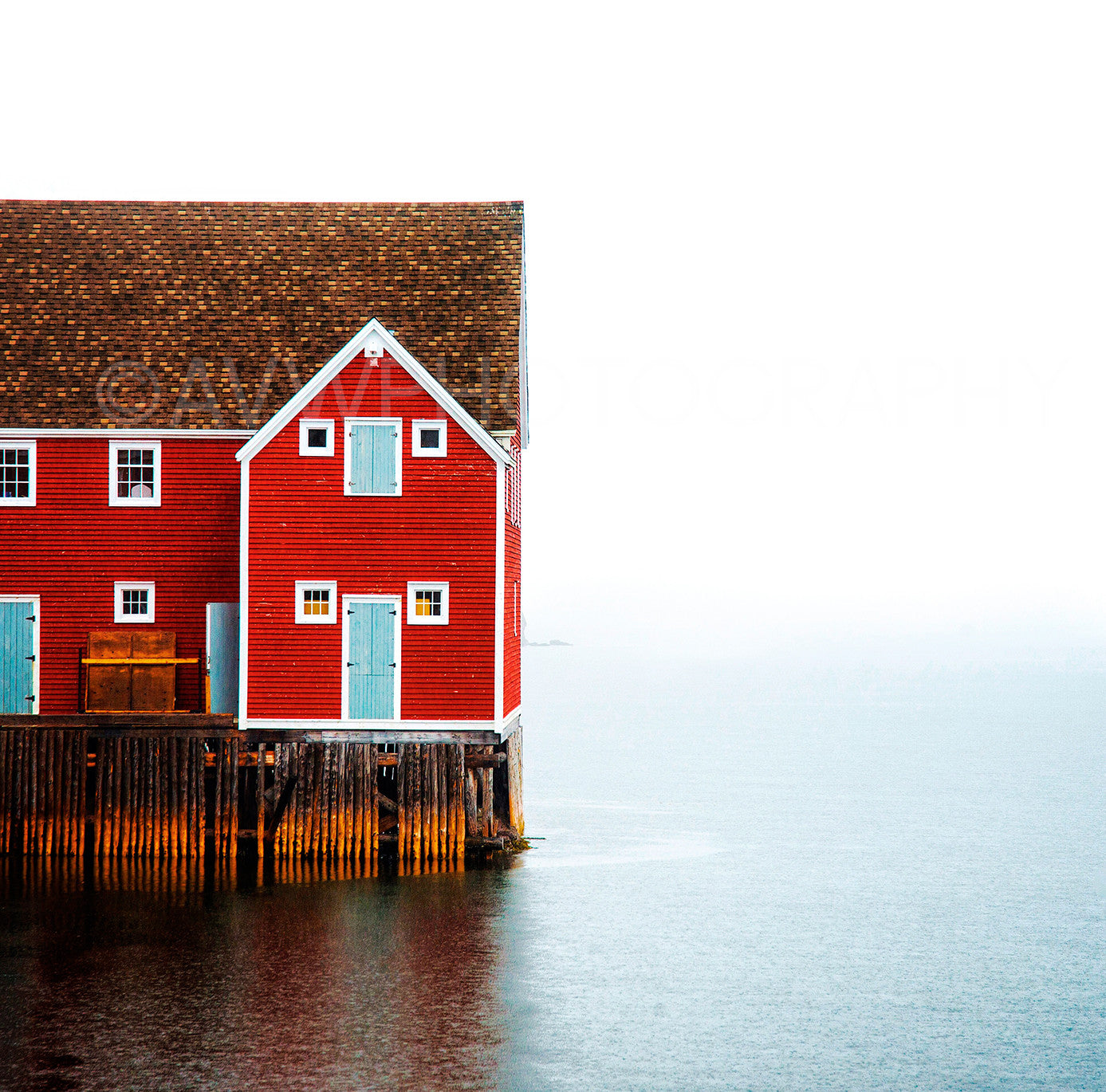 SALE 8x8" PRINT<br> Newfoundland Canada<br>Metallic Finish
