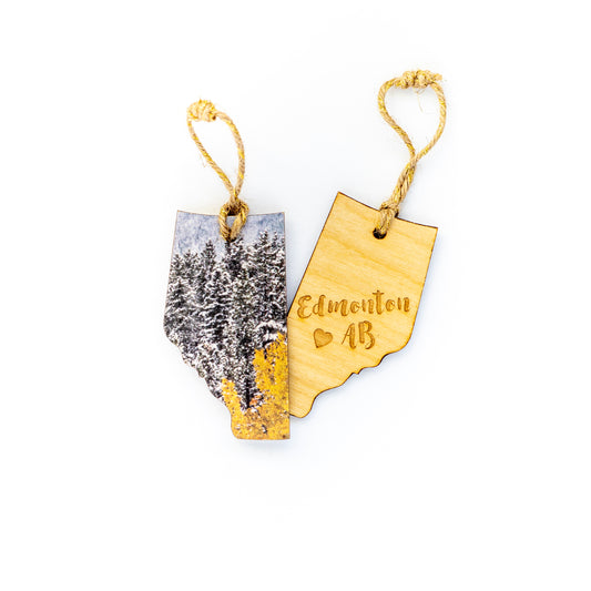 LIQUIDACIÓN Alberta Adorno navideño de madera Edmonton AB