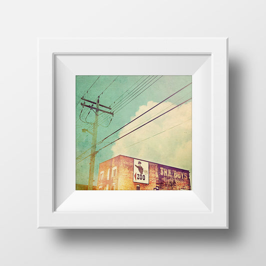 Cartelera del Zoológico del Oso Yogi<br> Calgary Alta <br>Impresión cromogénica de bellas artes de archivo