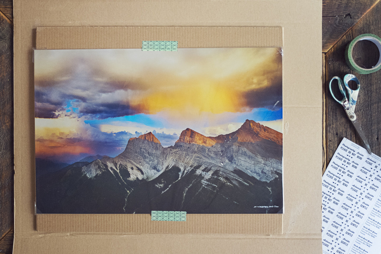 Parque Nacional Banff<br> Canadá<br> Archivo de edición limitada <br>Impresión cromogénica de bellas artes